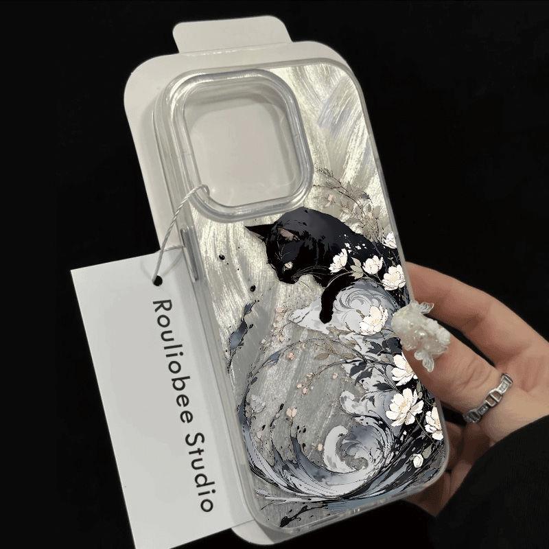 Phone Cases Za - オイルペイント柄クールなスマホケース iPhone XR 17 16 Plus