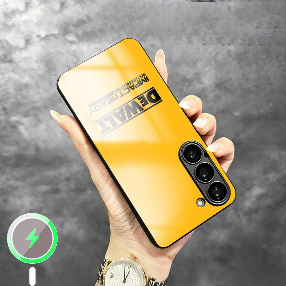 Phone Cases For Samsung S22 - ファッショナブルでクールなデウォルトデザインのスマホケース、Samsung S26 S25 S24 S23 S22