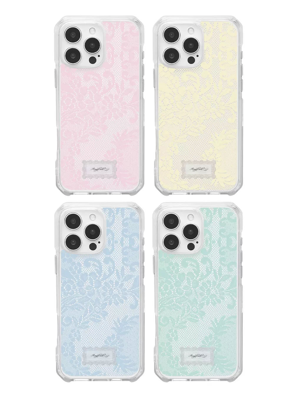 Phone Cases Cool Girl - 韓国風カラーレーススイートガールフォンケース iPhone 17 16 15 14