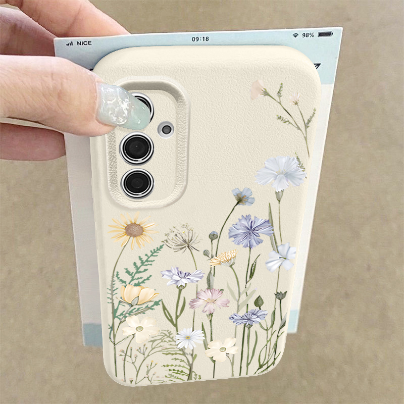 Phone Cases For Samsung S21 5G - 小さな花柄スマホケース Samsung Galaxy S25 Edge S24