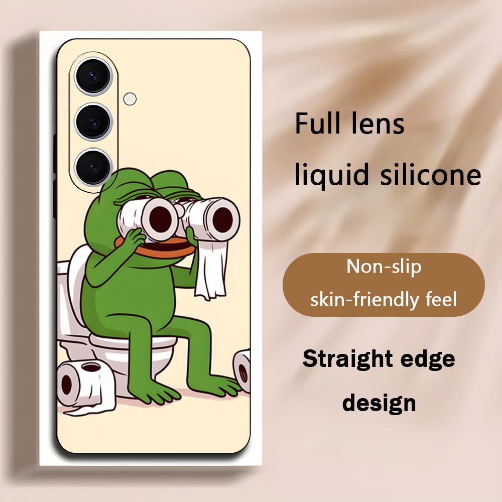 Phone Cases Samsung S24 - 悲しいペペのカエルが描かれたクールなスマホケース、Samsung Galaxy S25 S24 S23 S22