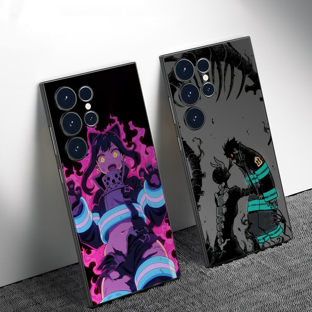 Phone Cases Samsung S24 - アニメ F-ファイアーフォース電話ケースサムスンギャラクシー S26 S25 S24 S22