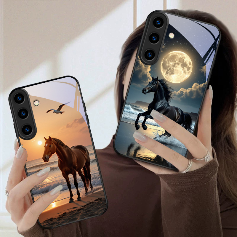 Phone Cases Horse - 夢いっぱいの馬柄 サムスン Galaxy S26 Ultra S25