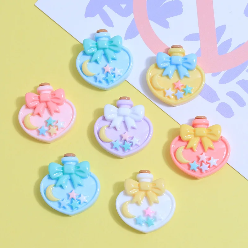 Phone Cases Websites - 10/100 個樹脂パッチ DIY クリーム接着剤帽子ヘアピン樹脂アクセサリースクラップブックドリームスタームーンマジックボトル電話ケース