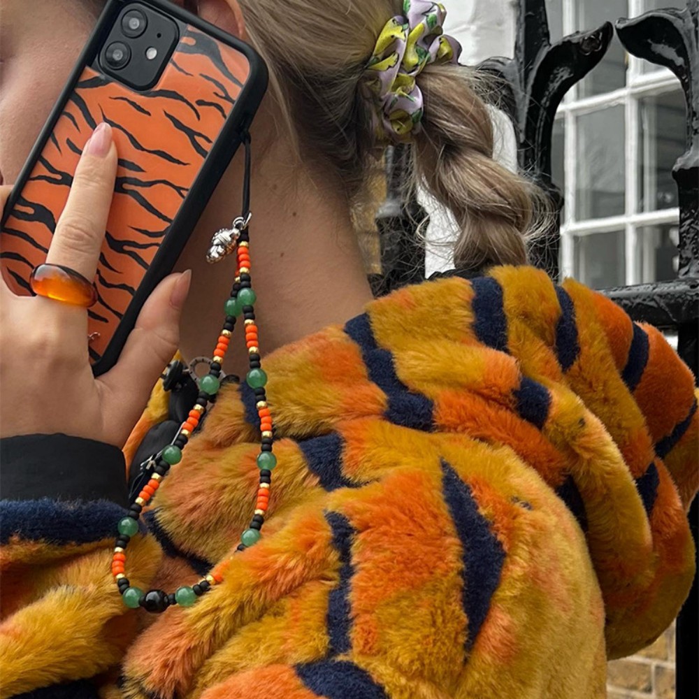 Phone Cases Wholesale - モバイルケース用タイガーリストラップペンダント,チャームブレスレット,携帯電話ケース用ペンダント,安いジュエリー,卸売価格