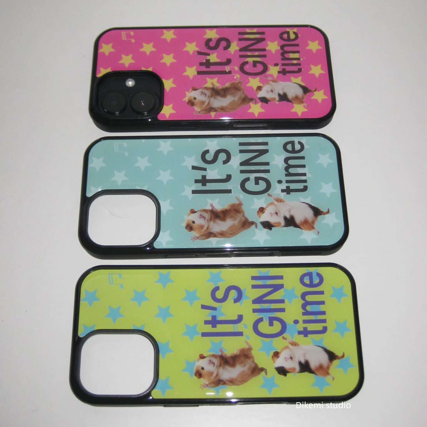 Phone Cases Korean - 韓国ヴィンテージ風モルモット星柄マット仕上げスマホケース iPhone 17 Air 16 15