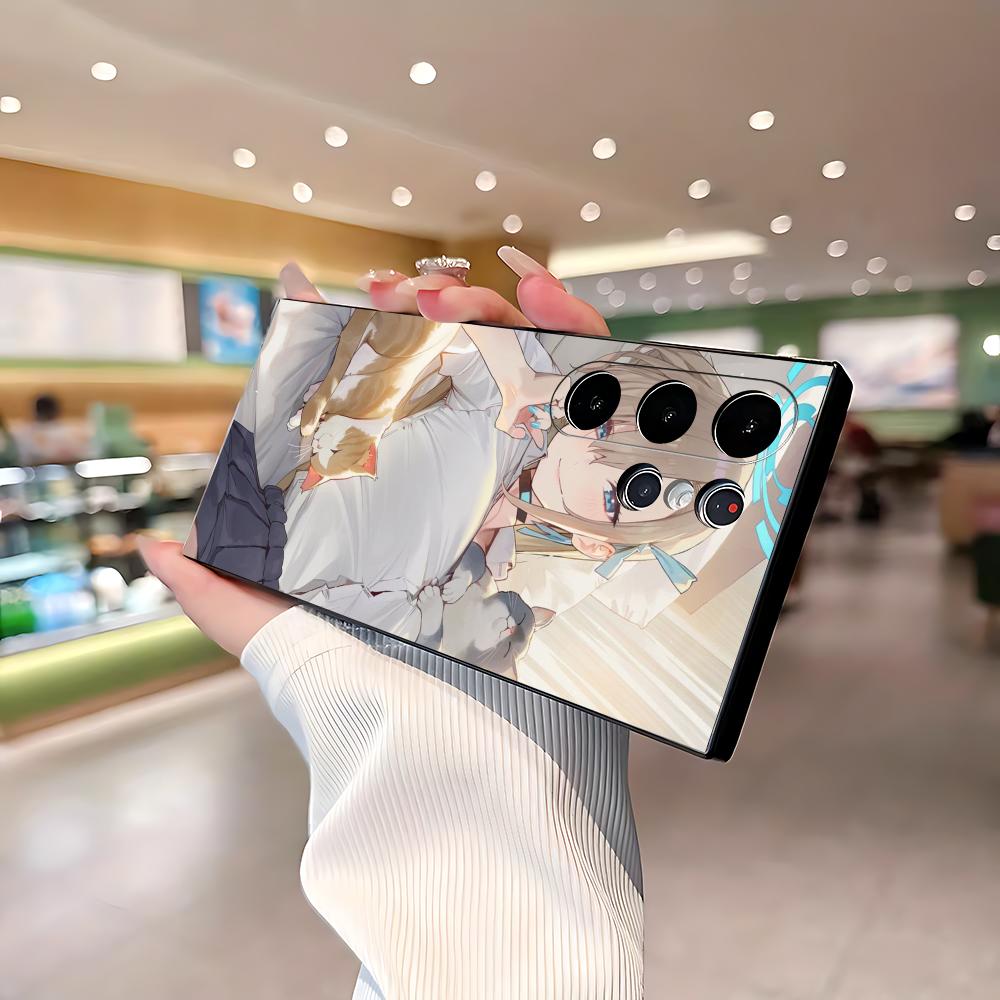 Phone Cases Samsung S24 - ホットブルーアーカイブ グリルアスナ スマホケース サムスンギャラクシーS26 S25 S24