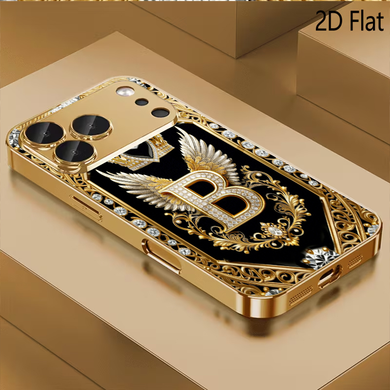 B-Badgeプリント柄強化ガラスデザイン iPhone16 - Phone Cases That Cover The Camera のレビューと価格