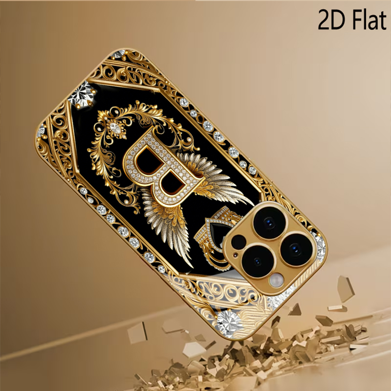 B-Badgeプリント柄強化ガラスデザイン iPhone16 - Phone Cases That Cover The Camera のレビューと価格
