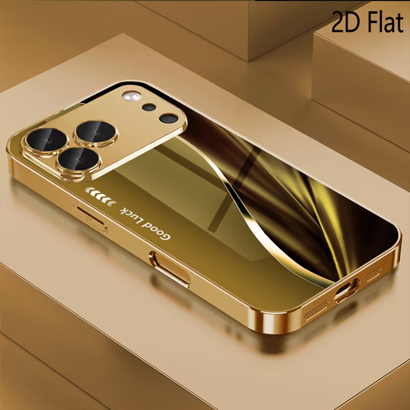 リボン柄プリントの強化ガラスデザイン iPhone16 17 - Phone Cases That Cover The Camera のレビューと価格