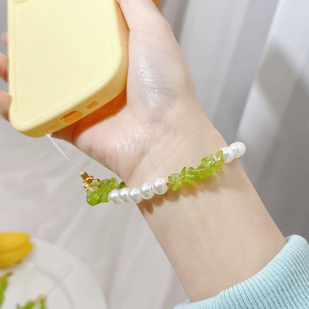 春の新作グリーンストーンペンダント電話ケースチェーン多用途イ - Phone Cases Wholesale のレビューと価格