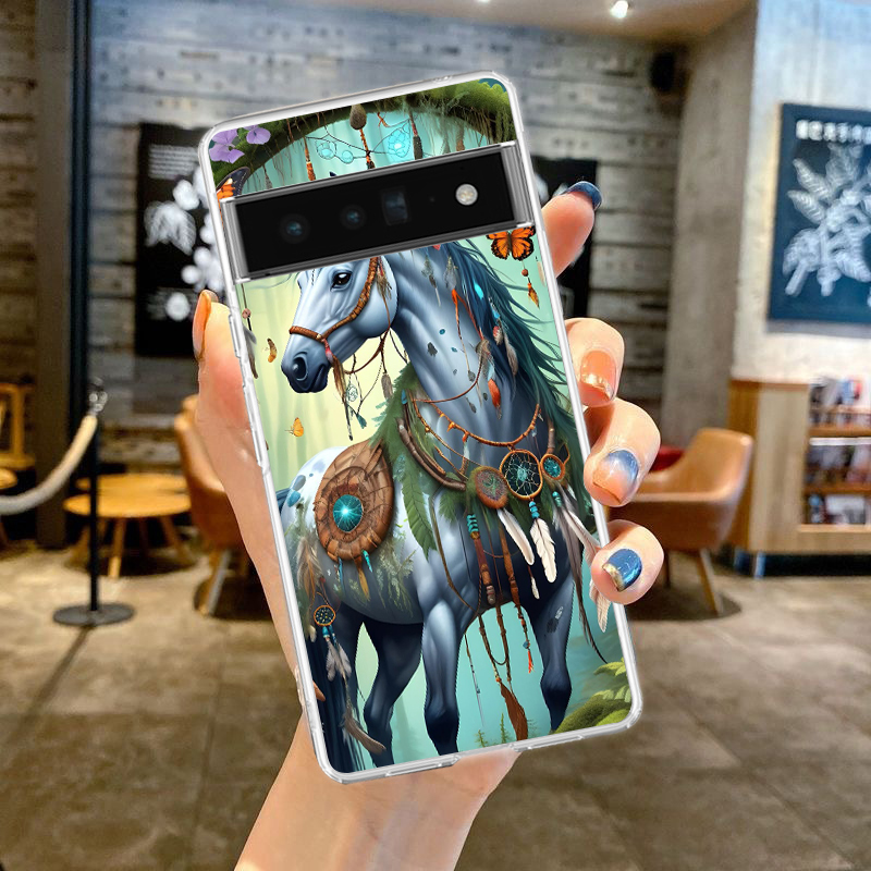 Google Pixel 10 9 8 7 6 5 4 4X - Phone Cases Horse のレビューと価格