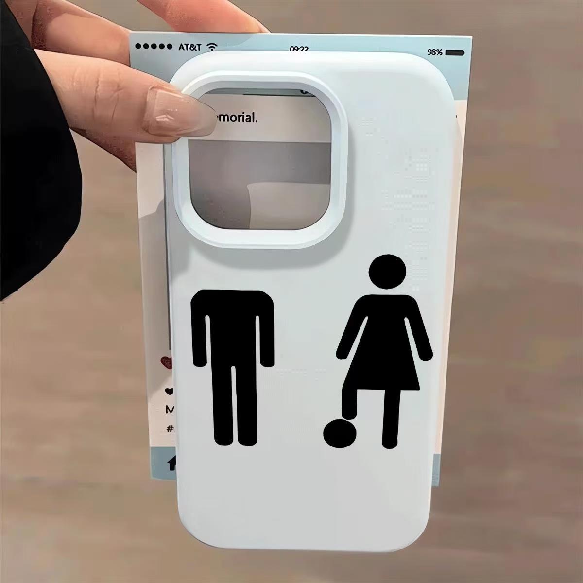 面白い個性派抽象的なかわいいミニ小人柄スマホケース iPho - Phone Cases Websites のレビューと価格