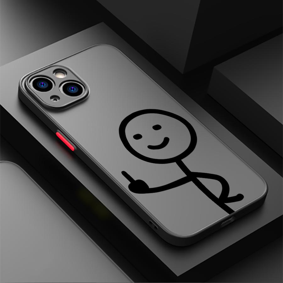 フィンガーピープル スティックマン ファンダ バックフォンカ - Phone Cases Websites のレビューと価格