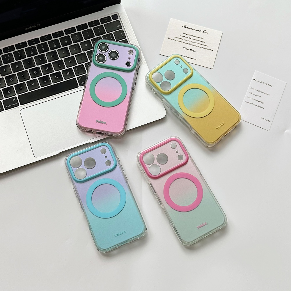 ファッションキャンディーカラーダズル Magsafe対応 カ - Phone Cases That Cover The Camera のレビューと価格
