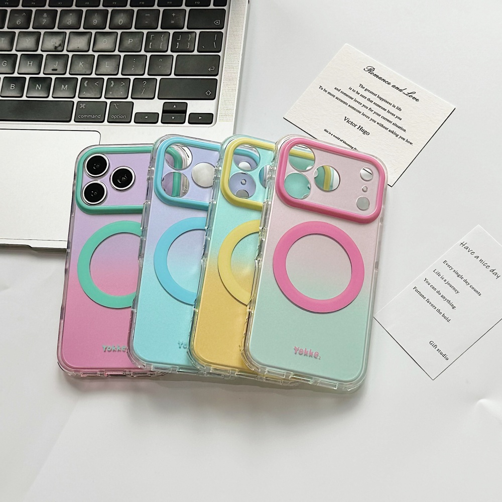 ファッションキャンディーカラーダズル Magsafe対応 カ - Phone Cases That Cover The Camera のレビューと価格