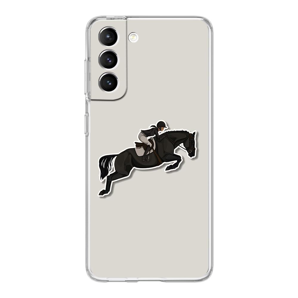 女の子のための動物の描画シェル,柔らかい馬のカバー,サムスン - Phone Cases Horse のレビューと価格