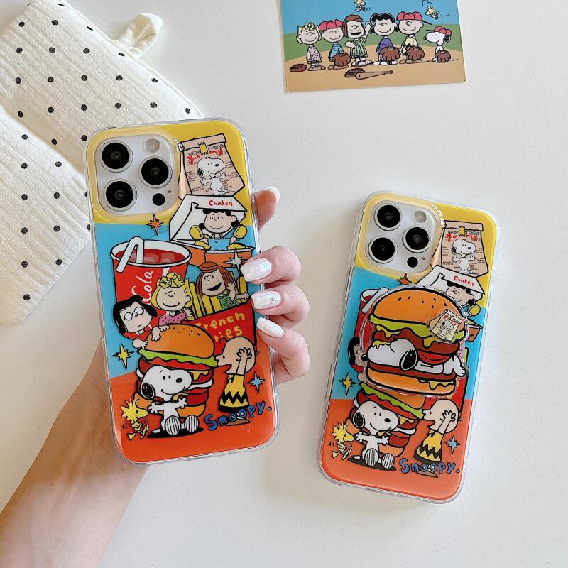 スヌーピー漫画マグネット式キックスタンド付きスマホケース 新 - Phone Cases Wholesale のレビューと価格