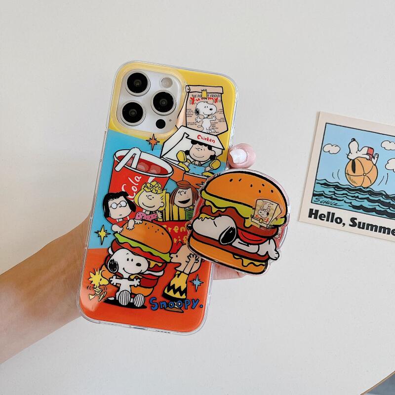 スヌーピー漫画マグネット式キックスタンド付きスマホケース 新 - Phone Cases Wholesale のレビューと価格