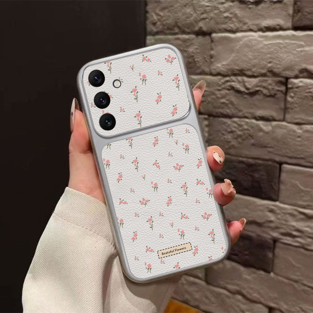 カメラウィンドウ付きフラワーデザインスマホケース Samsu - Phone Cases That Cover The Camera のレビューと価格