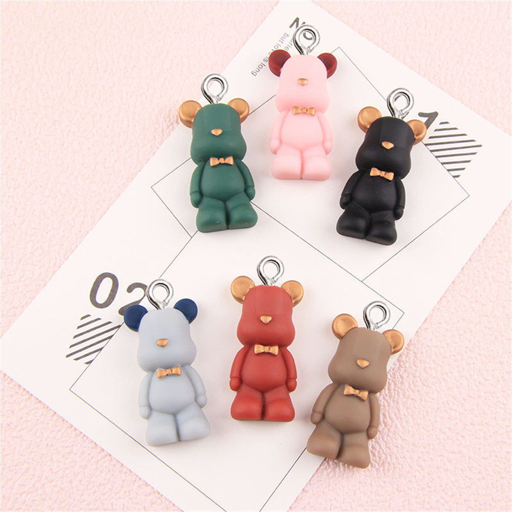 10 個クリエイティブちょう結びクマ樹脂チャームイヤリングネ - Phone Cases Websites のレビューと価格