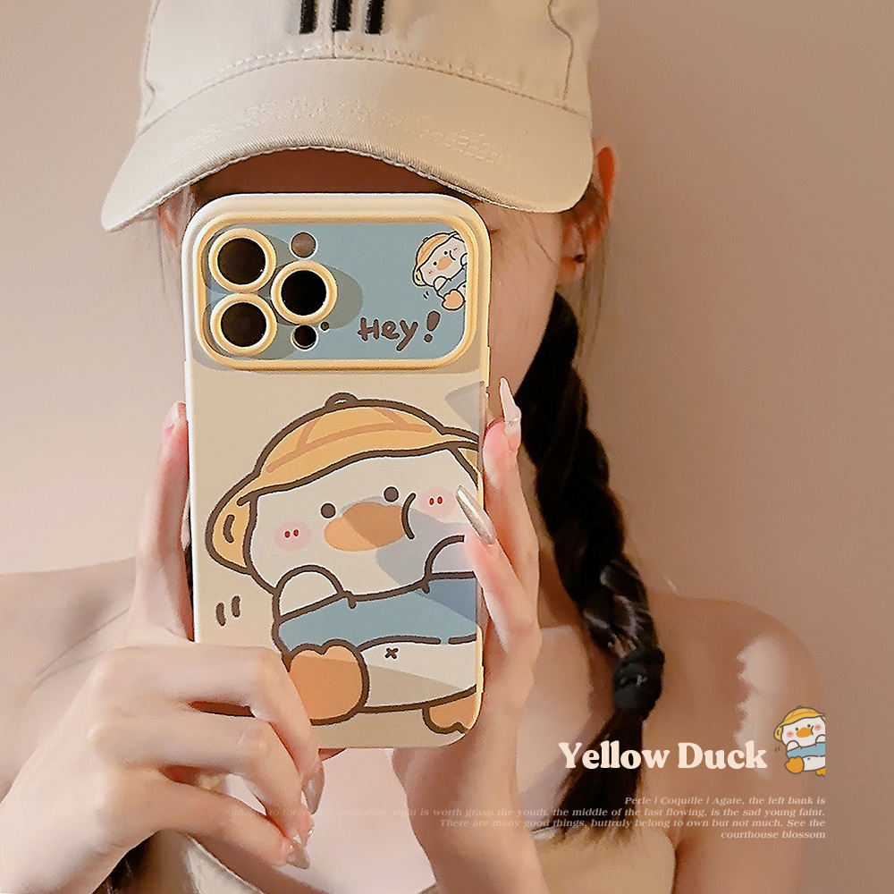 韓国漫画の黄色いアヒル柄iPhoneケース iPhone 1 - Phone Cases Korean のレビューと価格