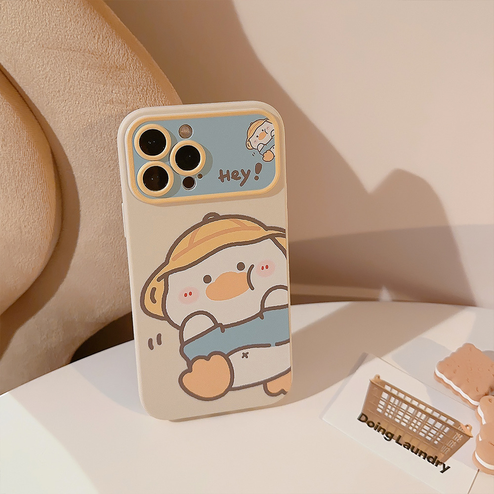韓国漫画の黄色いアヒル柄iPhoneケース iPhone 1 - Phone Cases Korean のレビューと価格
