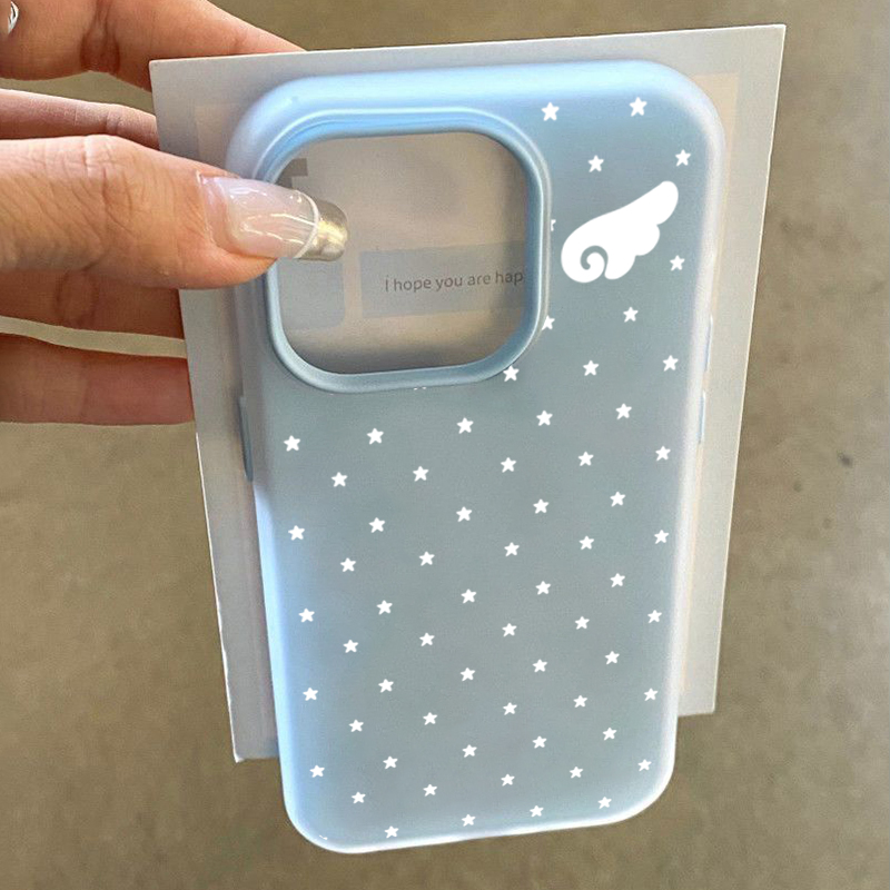 韓国のかわいい美学スター天使の羽2in1スマホケース Xia - Phone Cases Korean のレビューと価格