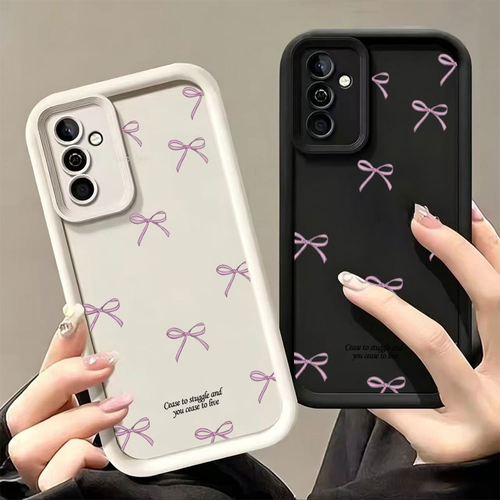 ピンクのリボン柄ソフトTPUスマホケース Samsung G - Phone Cases For Samsung S21 5G のレビューと価格