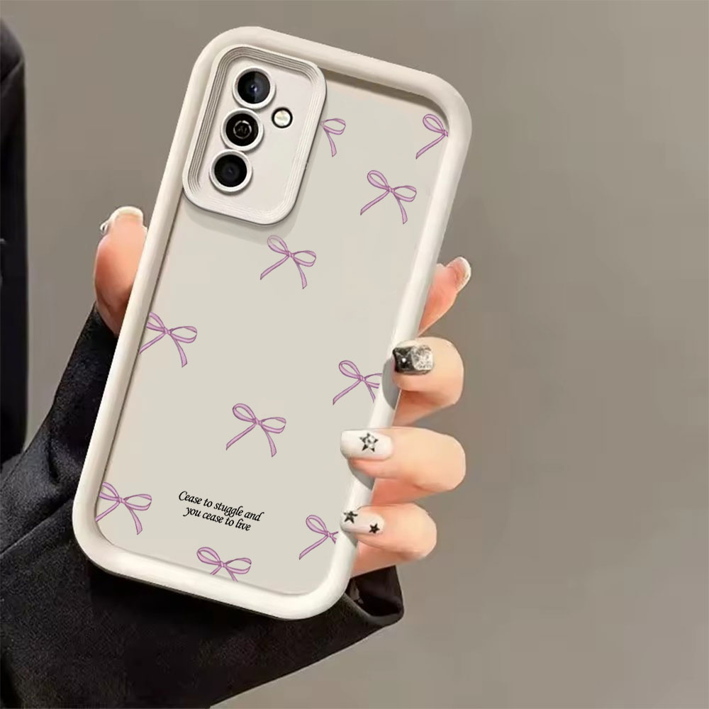 ピンクのリボン柄ソフトTPUスマホケース Samsung G - Phone Cases For Samsung S21 5G のレビューと価格