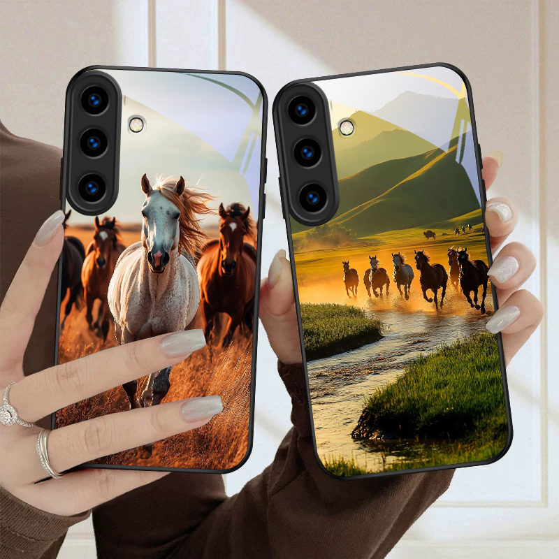 夢いっぱいの馬柄 サムスン Galaxy S26 Ultra - Phone Cases Horse のレビューと価格
