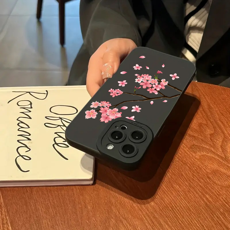 ピンクの桜柄スマホケース サムスンギャラクシーS26 S25 - Phone Cases That Cover The Camera のレビューと価格