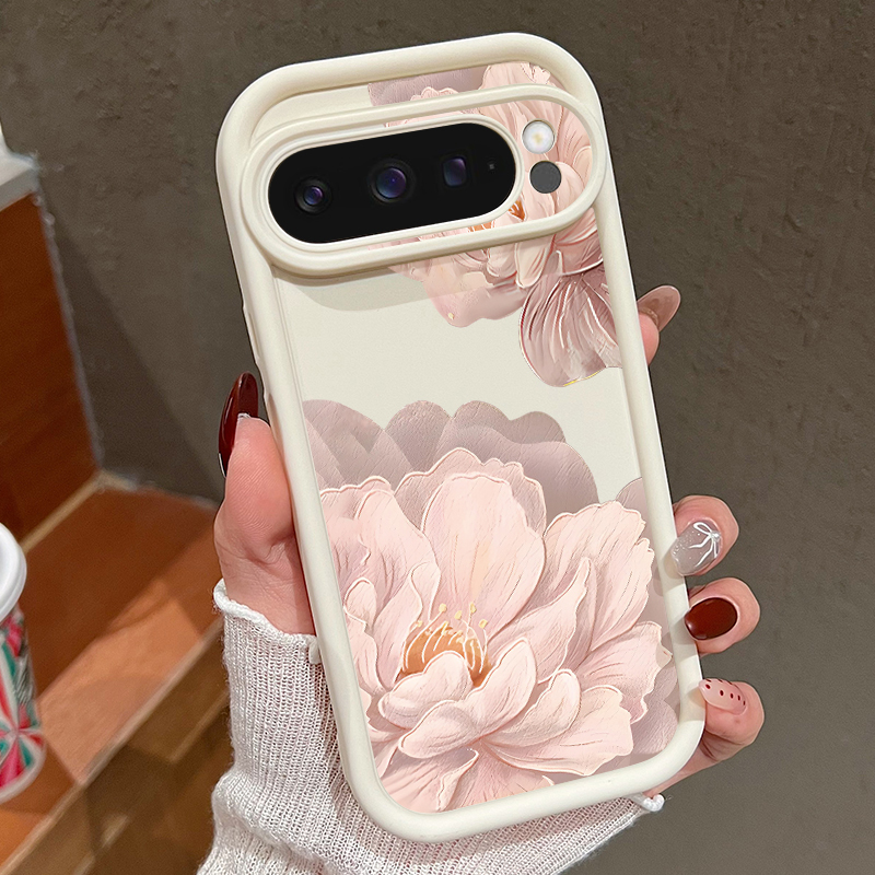 ピンクの花柄ソフトTPUスマホケース Google Pixe - Phone Cases Google Pixel 10 のレビューと価格