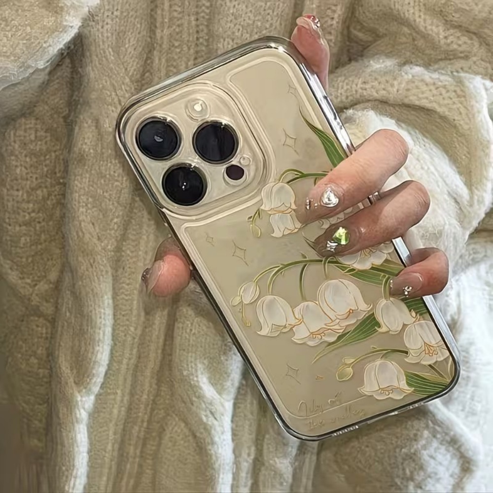 ヴィンテージ スズラン柄 iPhoneケース iPhone  - Phone Cases That Cover The Camera のレビューと価格