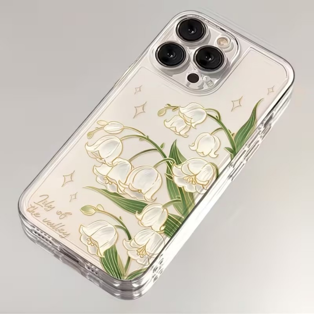 ヴィンテージ スズラン柄 iPhoneケース iPhone  - Phone Cases That Cover The Camera のレビューと価格