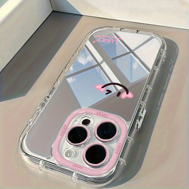 ミニマリスト・ラブ・エアクッションミラー付きスマホケース i - Phone Cases Cool Girl のレビューと価格