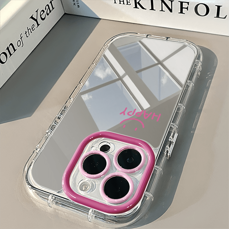 ミニマリスト・ラブ・エアクッションミラー付きスマホケース i - Phone Cases Cool Girl のレビューと価格
