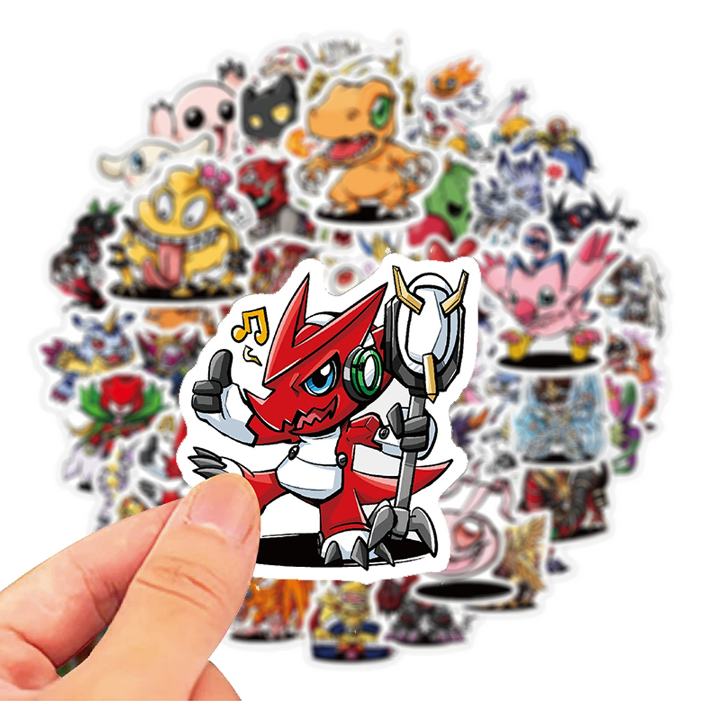 10/30/50 個日本アニメデジモンアドベンチャーステッカ - Phone Cases Wholesale のレビューと価格